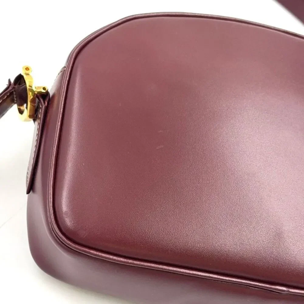 Cartier Pre-Owned Mast Line Leather Shoulder Bag